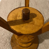 Swivel wooden stool year 80
