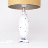 Set of 2 porcelain table lamps by Le Dauphin, 1970s