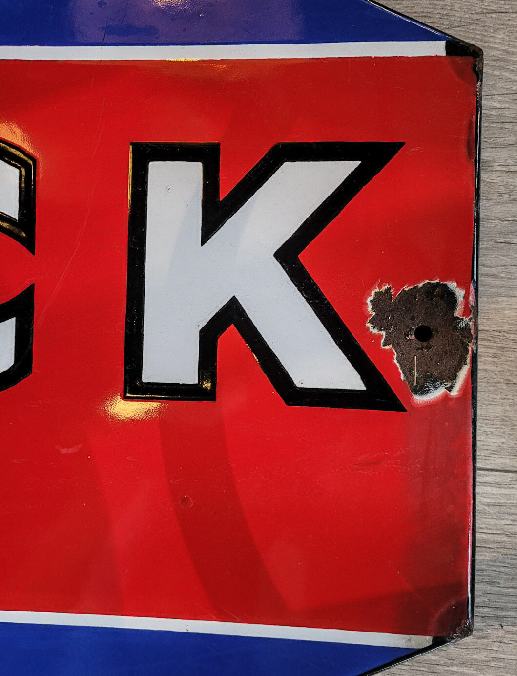 Enamelled plaque "mc cormick"