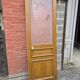 Engraved glass door, late 19th century.