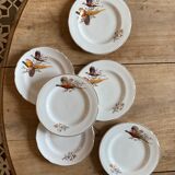Set of 6 vintage dessert plates