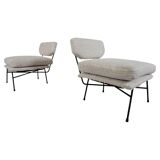 Mid-Century Modern Pair of 'Elettra' Armchairs by Stdio BBPR for Arflex, 1950s