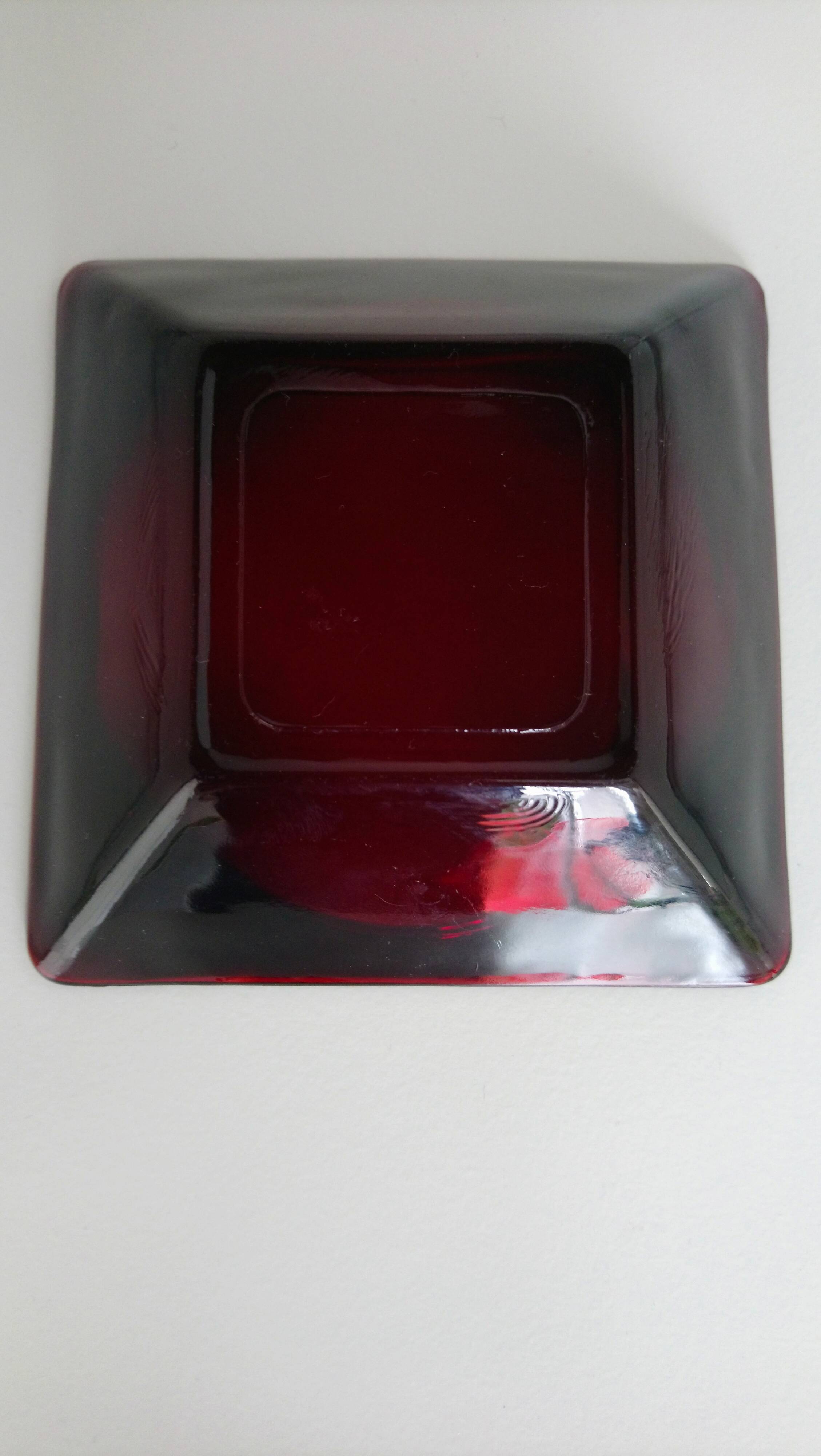 1960s glass ashtray
