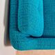 Norwegian living room set in blue fabric, vintage scandinavian 1960s