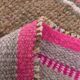 Pink Brown Vintage Runner Rug 94x299Cm