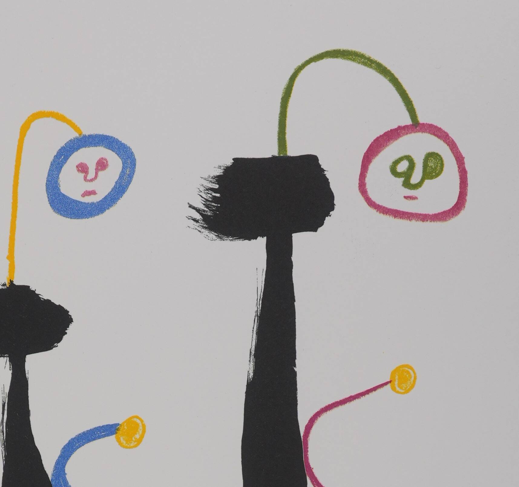 Joan Miró: Surrealist Lovers, signed lithograph