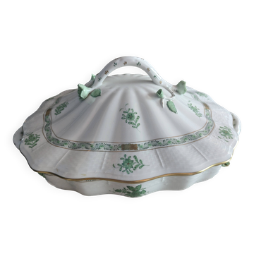 Herend porcelain vegetable dish Aponyi / green Indian