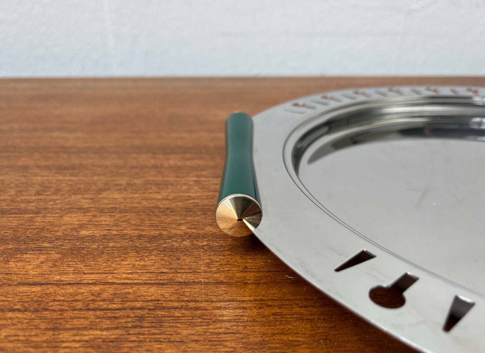 Postmodern Metal Tray from Inoxbeck, Italy, 1980s