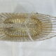 Christofle basket door silver metal bottle
