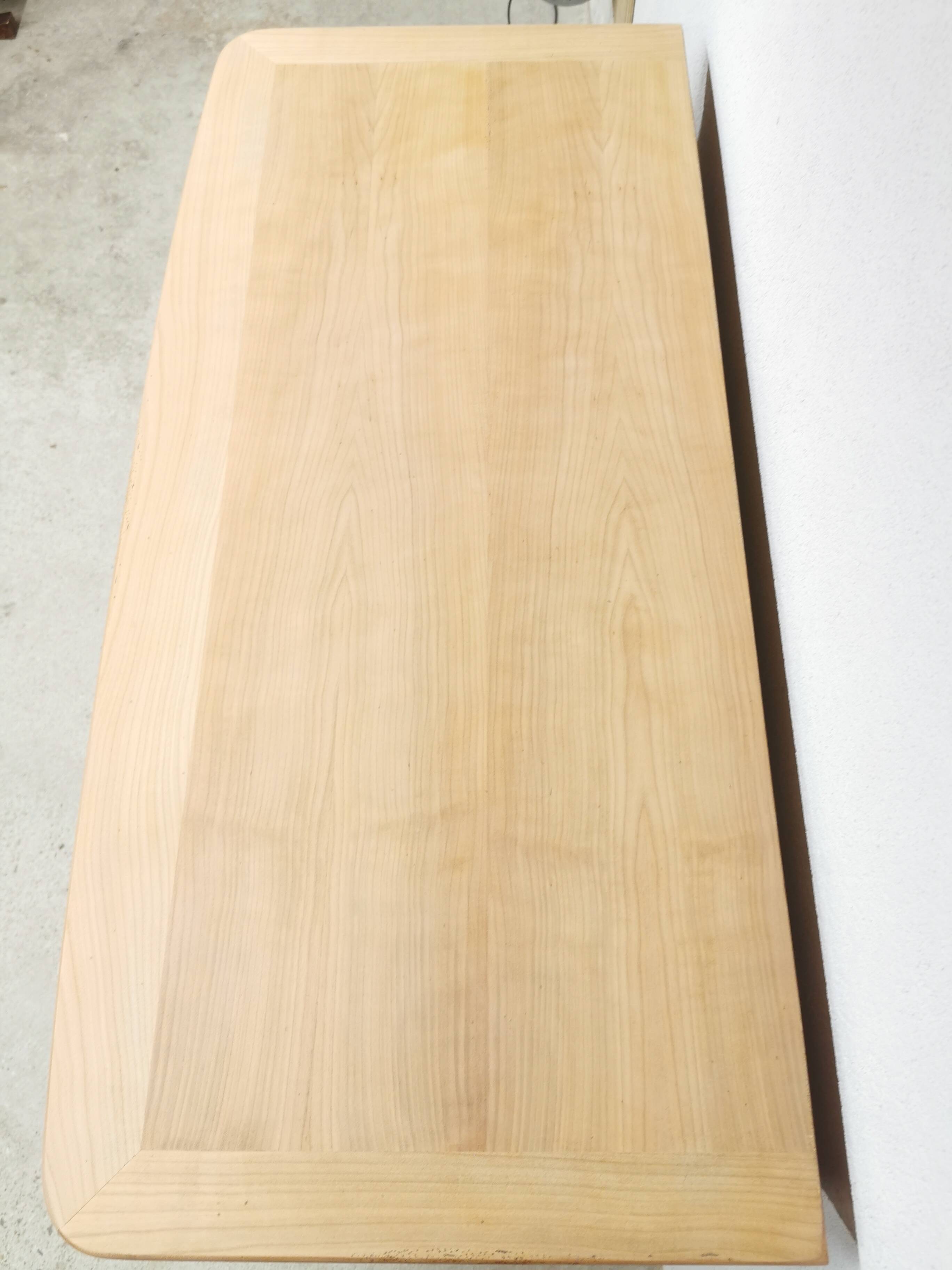 Vintage cherry wood commode refurbished