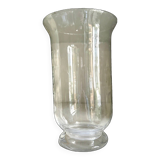 Vase en verre transparent