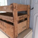 Wooden bottle locker box