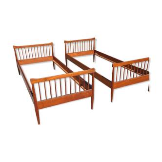 Pair of Scandinavian beds