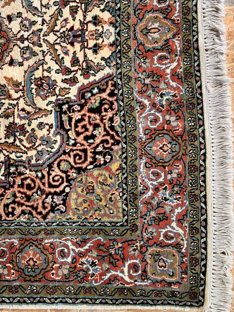 Grand tapis persan Tabriz noué main en laine, 230 x 29O cm