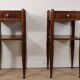 Art Deco pair of nightstands in walnut – 1940s