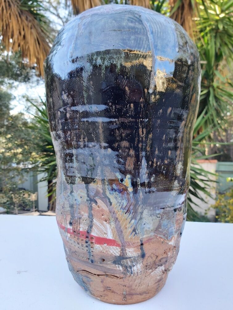 Vase Thierry Basile céramique 38 cm