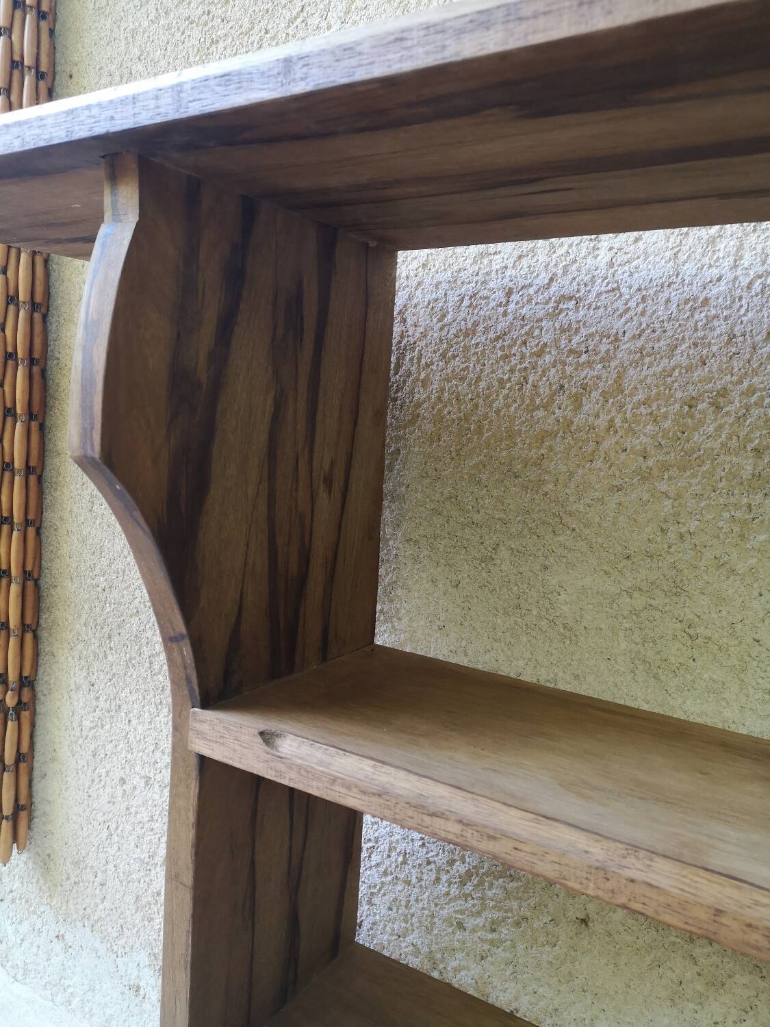 Antique solid wood wall shelf