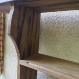 Antique solid wood wall shelf