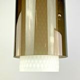 60s 70s lamp light ceiling lamp brass glass space age design 60s