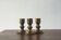 Vintage Norwegian Brass Candlesticks, 1970s, Set of 3