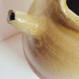 Yellow enamelled gargulette jug