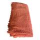 Orange chenille double bed cover