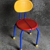 Small Ikea children's chair 1980s/1990s Memphis style