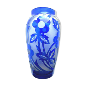 vase en cristal double