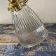 Wall lamp in brass glass and ceramic