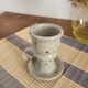 Pyrite stone candlestick by Gustave Tiffoche