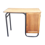 Boarding school desk, vintage, base metal