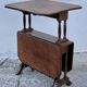 Table à volets gatleg modulable à 2 plateaux vintage 1950