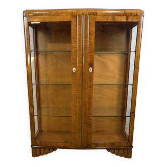 Vitrine vintage élégante Art Déco (environ 1930-1940) Une magnifique c