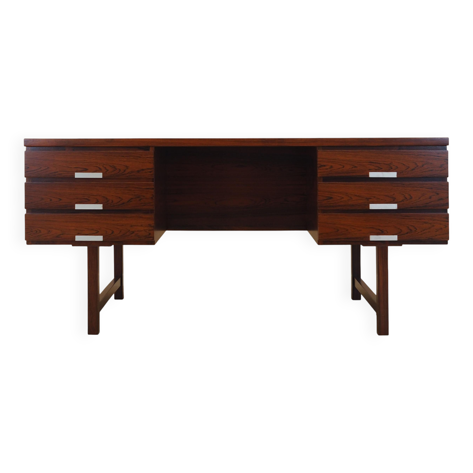 Rosewood desk, Danish design, 1970s, manufacturer: Eigil Petersens Møbelfab