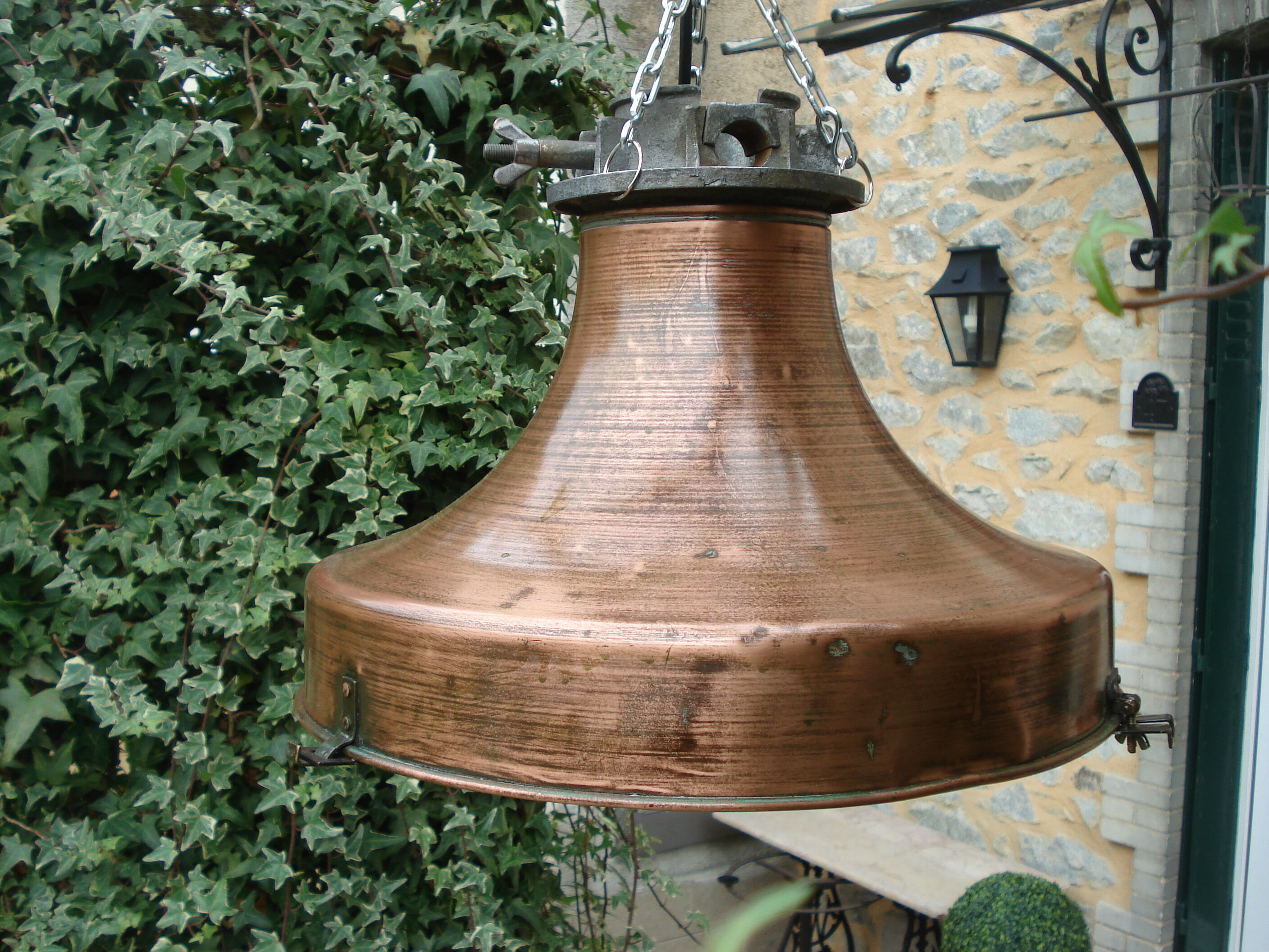Suspension industrielle en cuivre 1950