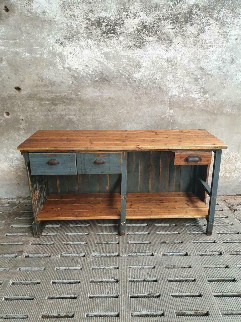 Antique shop counter