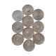 Set of 10 rattan coasters and its box