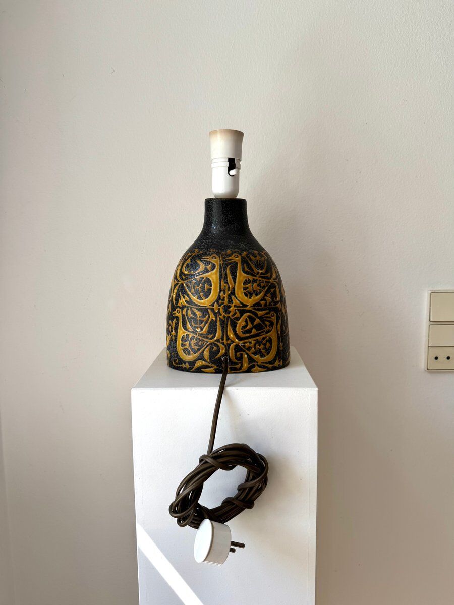 Lampe de table par Nils Thorsson pour Royal Copenhagen, années 1970.