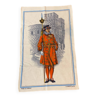 Linen and cotton wall towel English Guard Castle