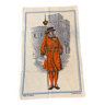 Linen and cotton wall towel English Guard Castle