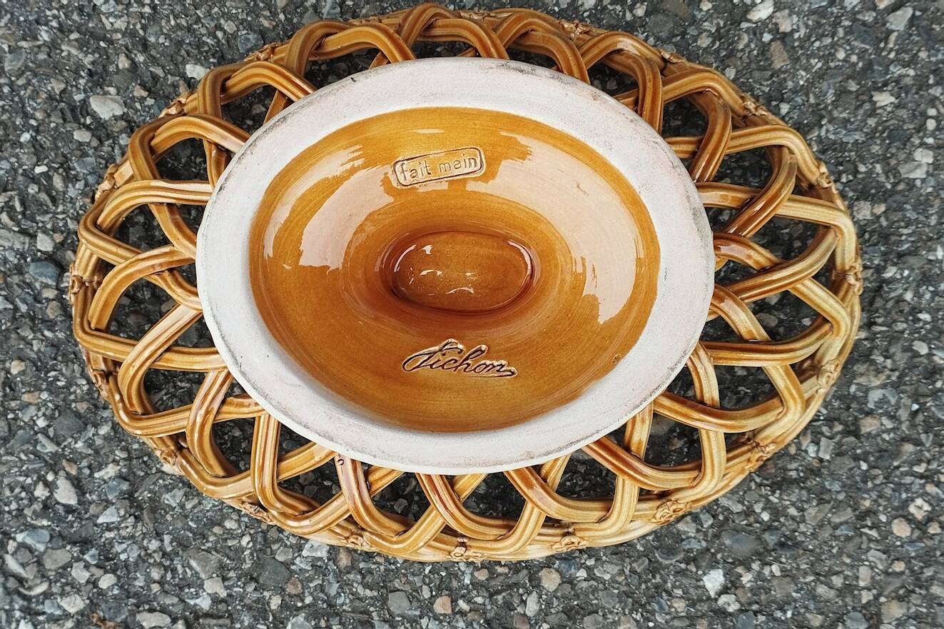 Pichon ceramic fruit basket