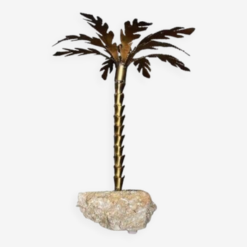 Brutalist palm lamp, 1970.