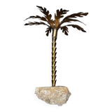 Brutalist palm lamp, 1970.