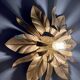 Vintage wall light in gold metal
