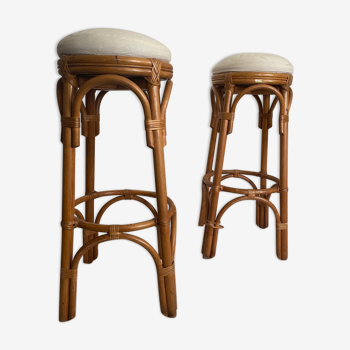 Rattan bar stools