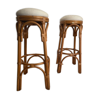 Rattan bar stools