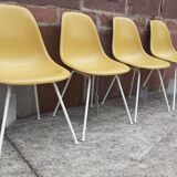 Eames Chairs -Fiberglass DSX- for Vitra (Set of 4)