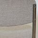 Chauffeuse fauteuil design vintage des années 70 bouclette