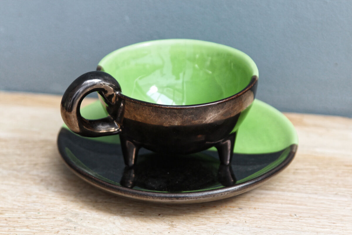 Tea service "you and me" design Luc Vallauris