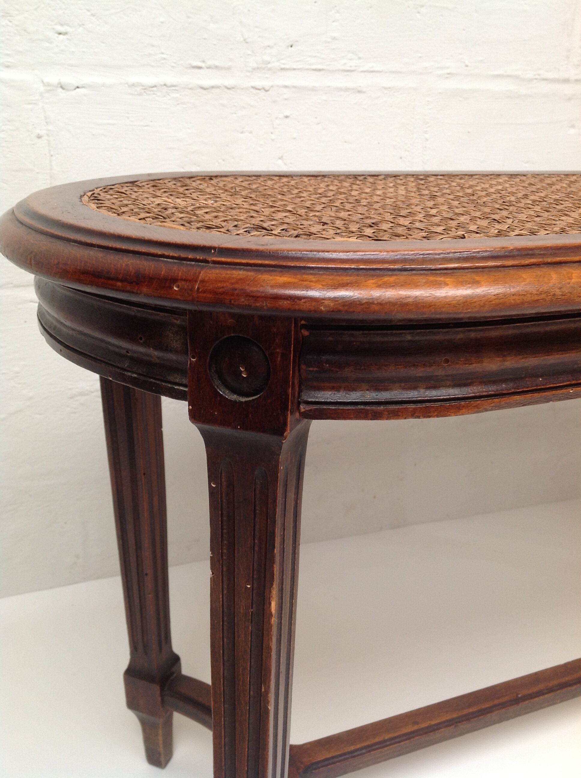 Antique piano bench